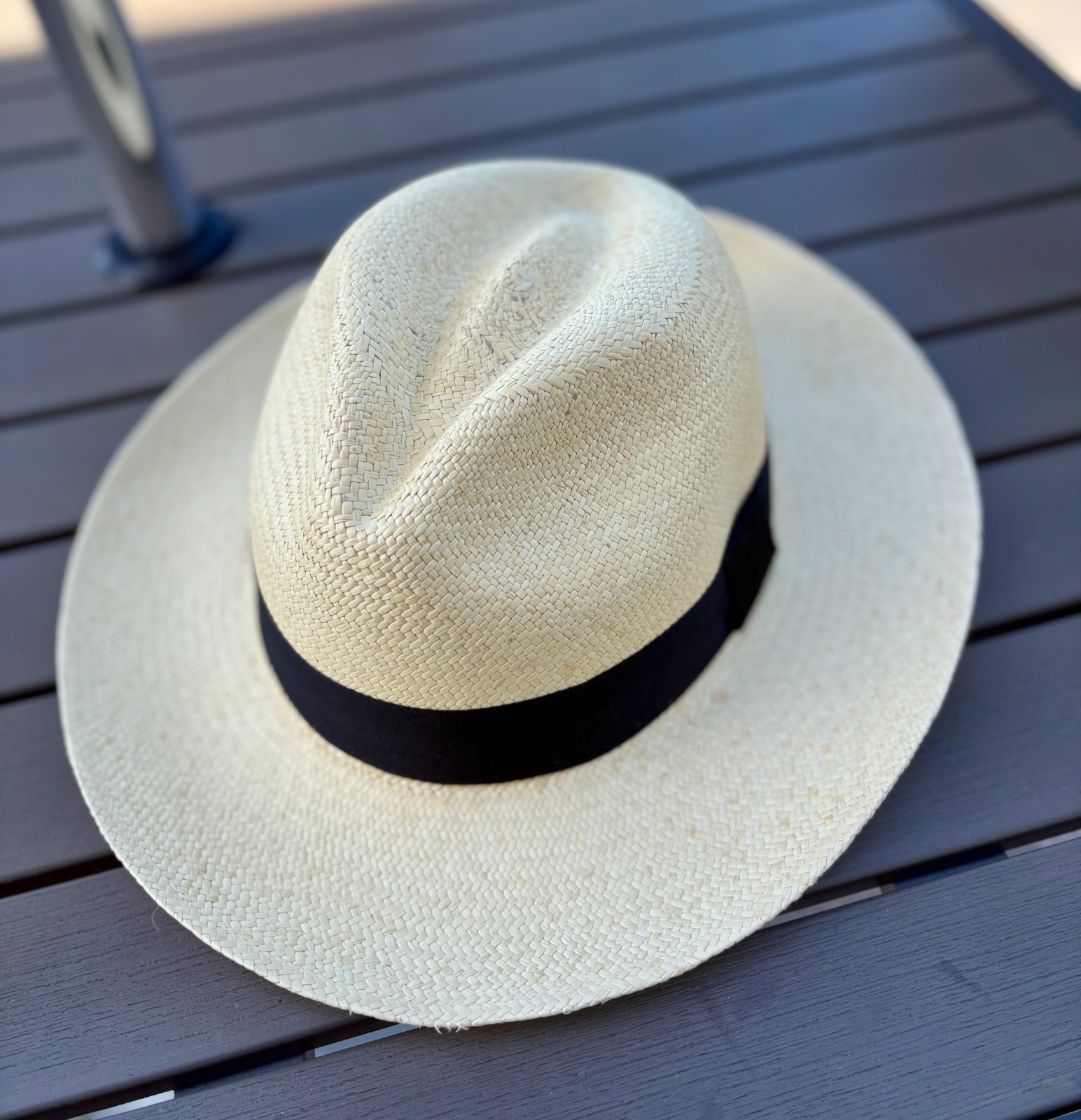 Genuine Panama Hat, 100% Toquilla Straw, Handwovwn in Ecuador, Fedora Genuine Panama Hat, 100% Toquilla Straw, Handwovwn in Ecuador, Fedora