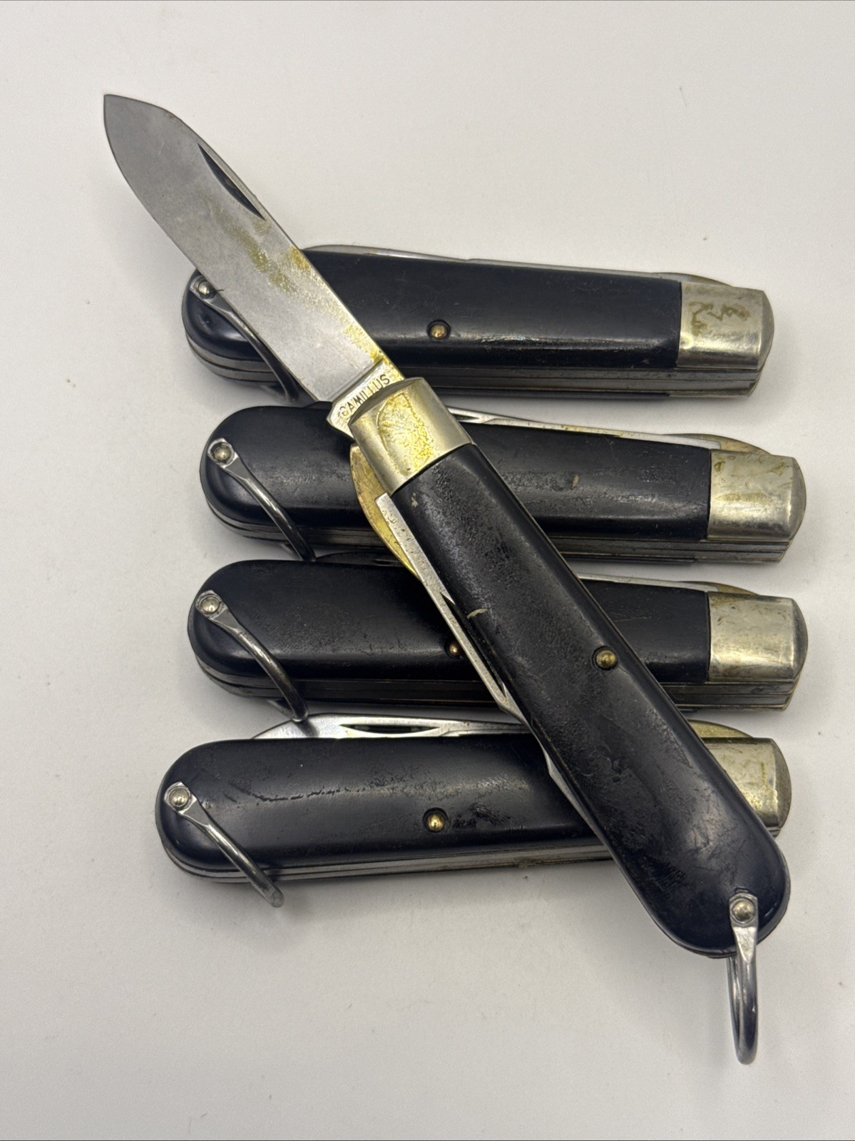 Camillus TL-29 Pocket Knife Electrician Military 2 Blade NOS Cosmoline Camillus TL-29 Pocket Knife Electrician Military 2 Blade NOS Cosmoline