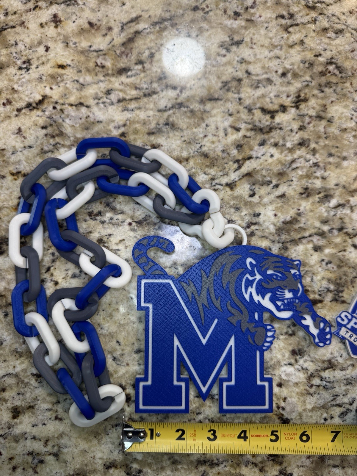 Memphis Tigers Hype Chain Necklace 3DPrinted | 5.5\
