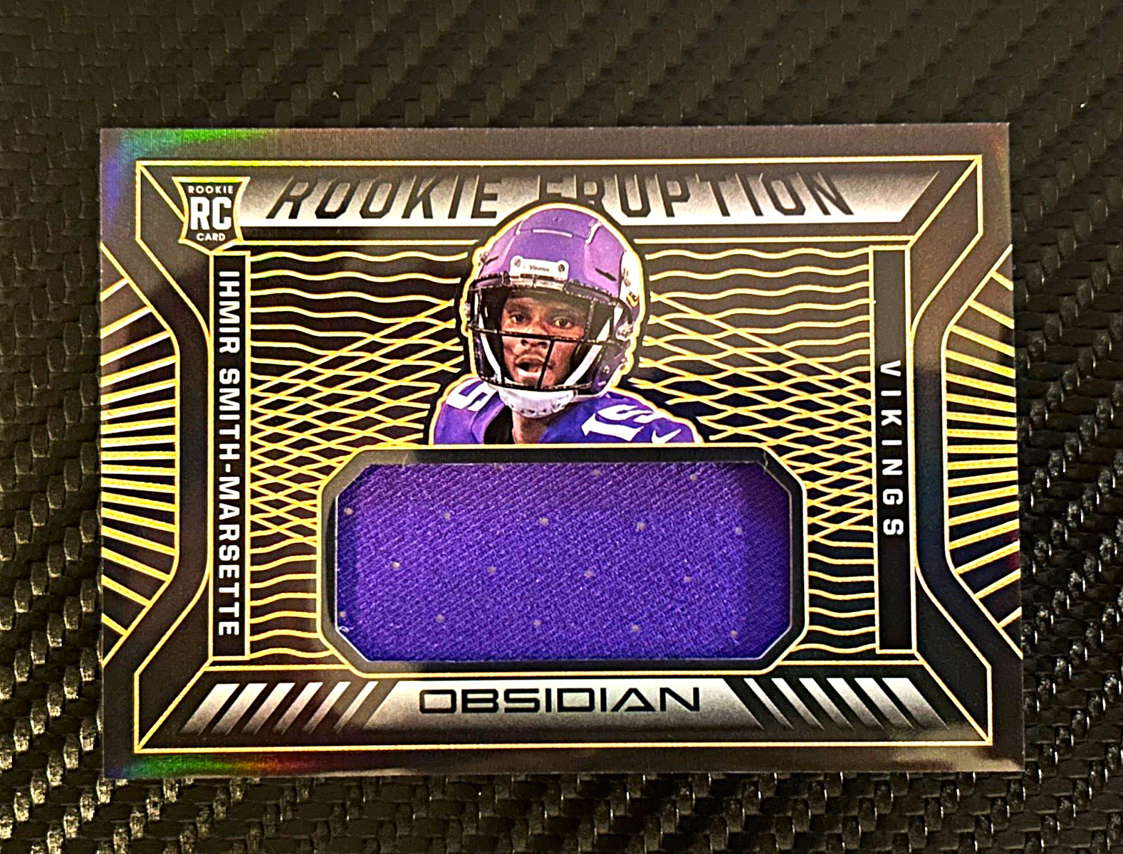 Panini 2021 Obsidian Ihmir Smith-Marsette Rookie Eruption #RE-ISM /75 Vikings