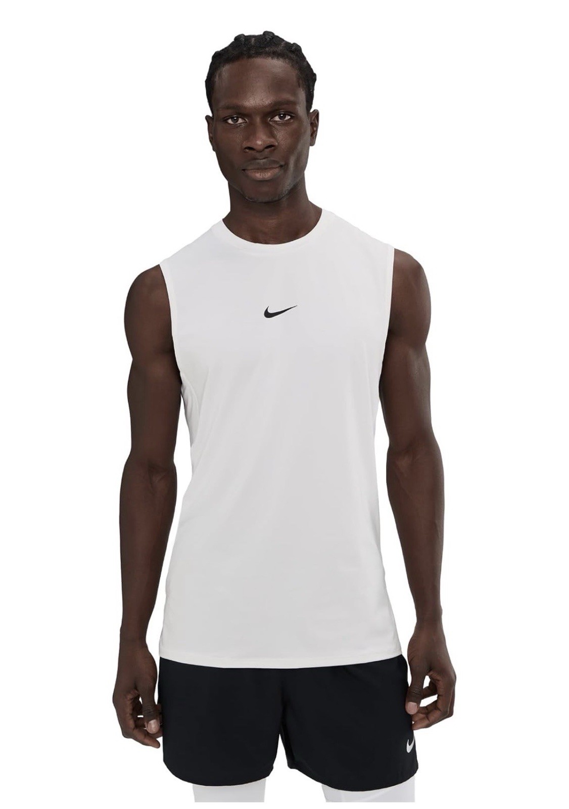 Nike Pro Dri-FIT Tank Men’s White Sleeveless Training Size XL (FB7924-100) Nike Pro Dri-FIT Tank Men’s White Sleeveless Training Size XL (FB7924-100)