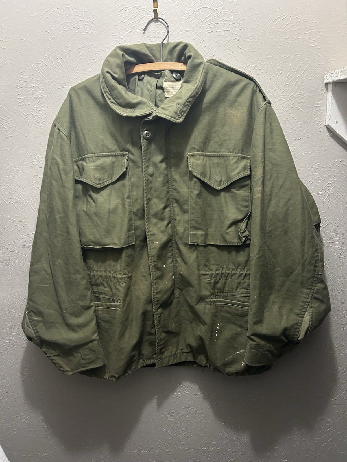 True Vintage 1960s M65 OG107 Hooded Field Jacket US Army True Vintage 1960s M65 OG107 Hooded Field Jacket US Army