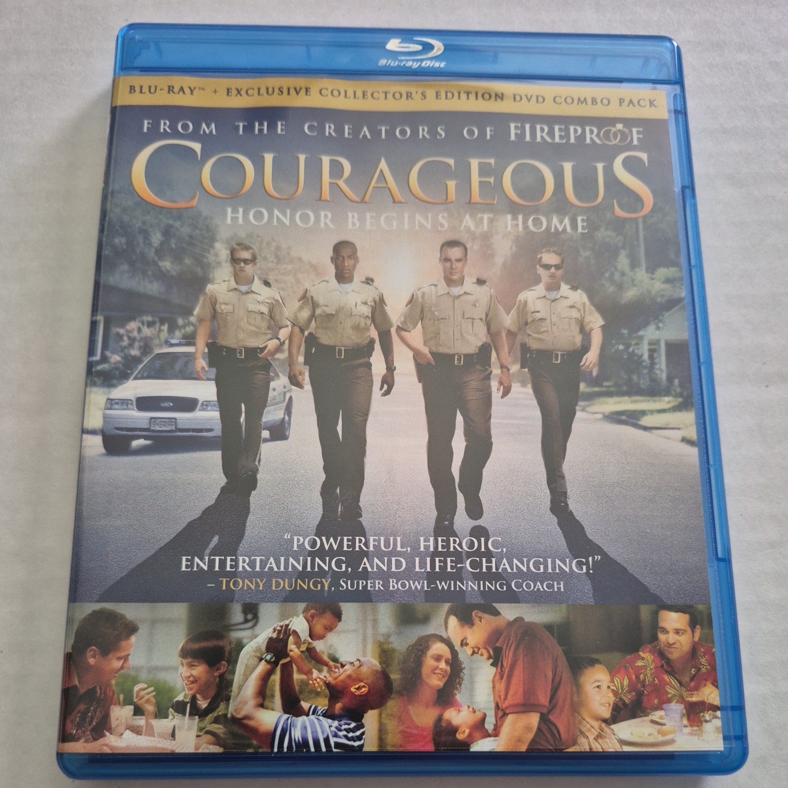 Courageous 2012 Blu-ray + DVD Movie LIKE NEW Courageous 2012 Blu-ray + DVD Movie LIKE NEW