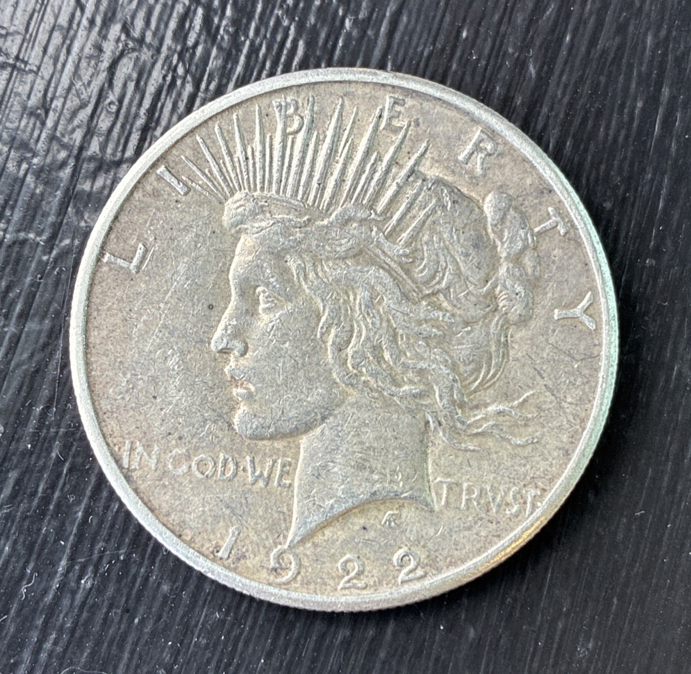 1922 S Peace Silver Dollar 90% Silver Circulated