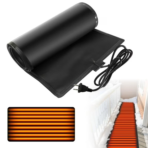 Open Box New Heated Snow & Ice Melting Stair Mat - 10\