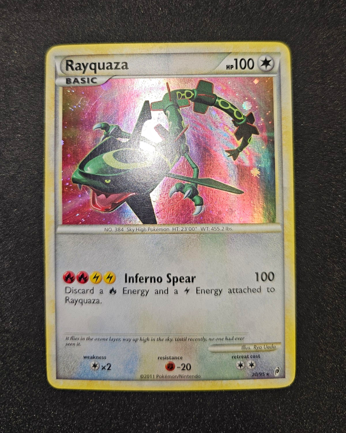 Rayquaza 20/95 Holo Rare Call of Legends Pokémon MP Rayquaza 20/95 Holo Rare Call of Legends Pokémon MP