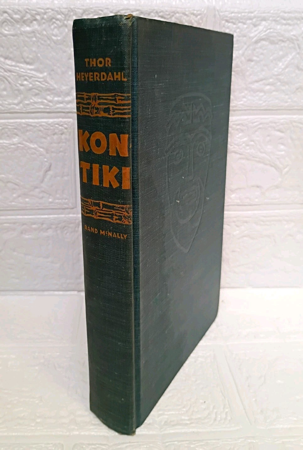 Kon-Tiki by Thor Heyerdahl 1950 Hardcover Rand McNally Vintage