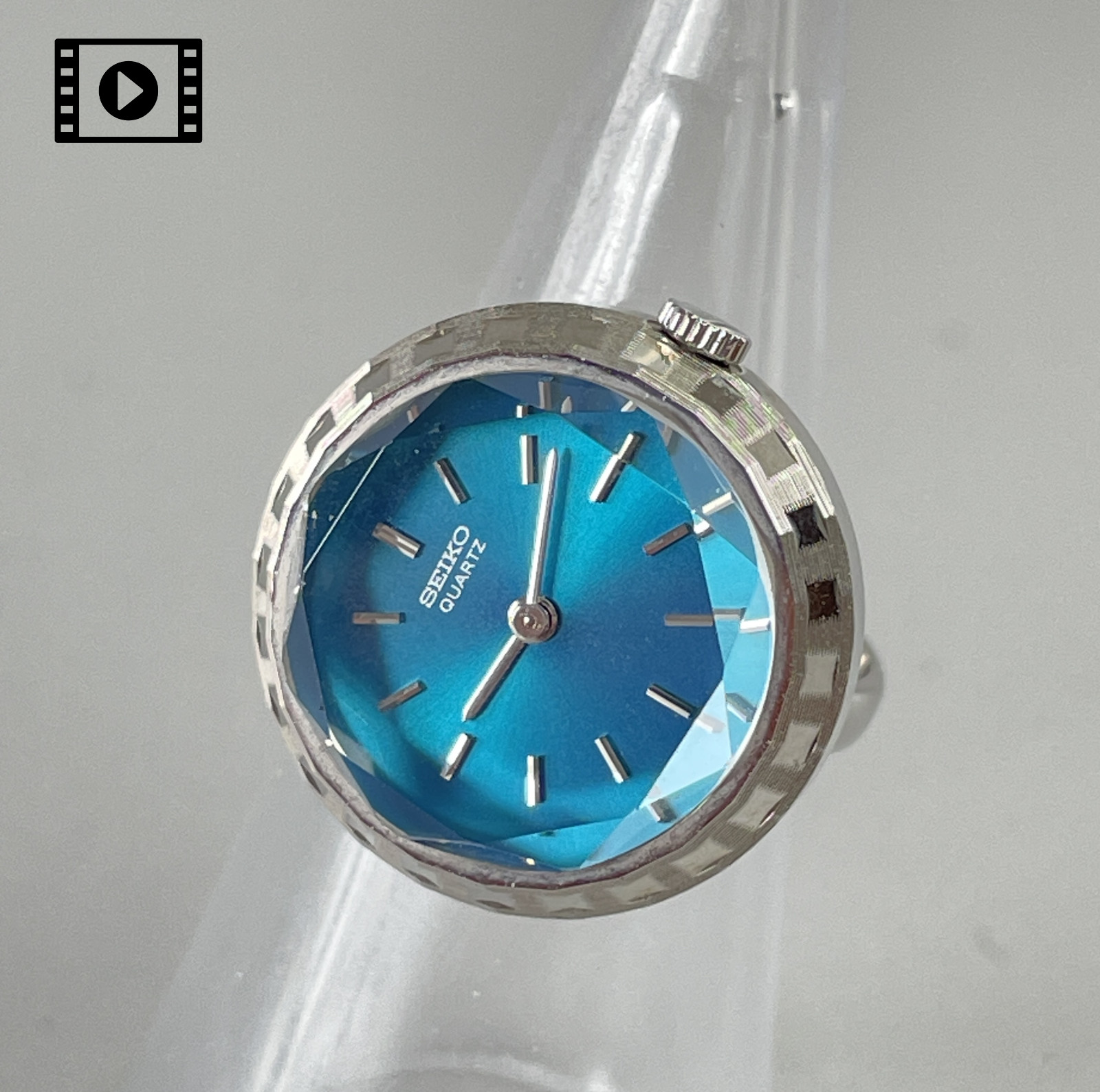 Seiko 1400-0620 Ring RARE Vintage 1980 [US Stock] Watch Quartz Women JP *N.MINT
