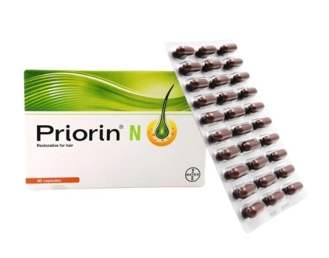 Priorin N 90 pcs Hair Growth Capsules – Natural Support for Stronger Fuller Hair