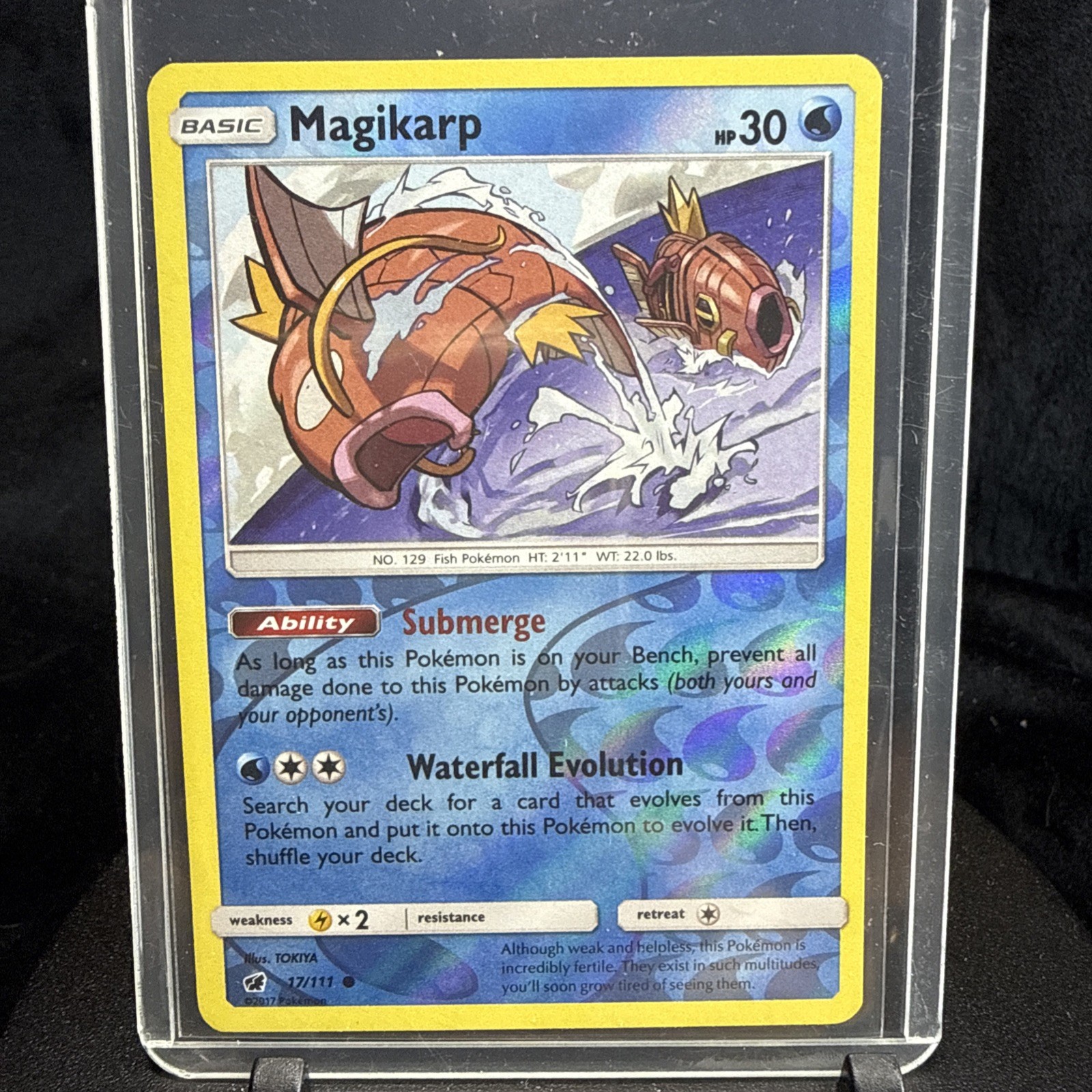 Magikarp 17/111 Sm-Crimson Invasion Reverse Holo