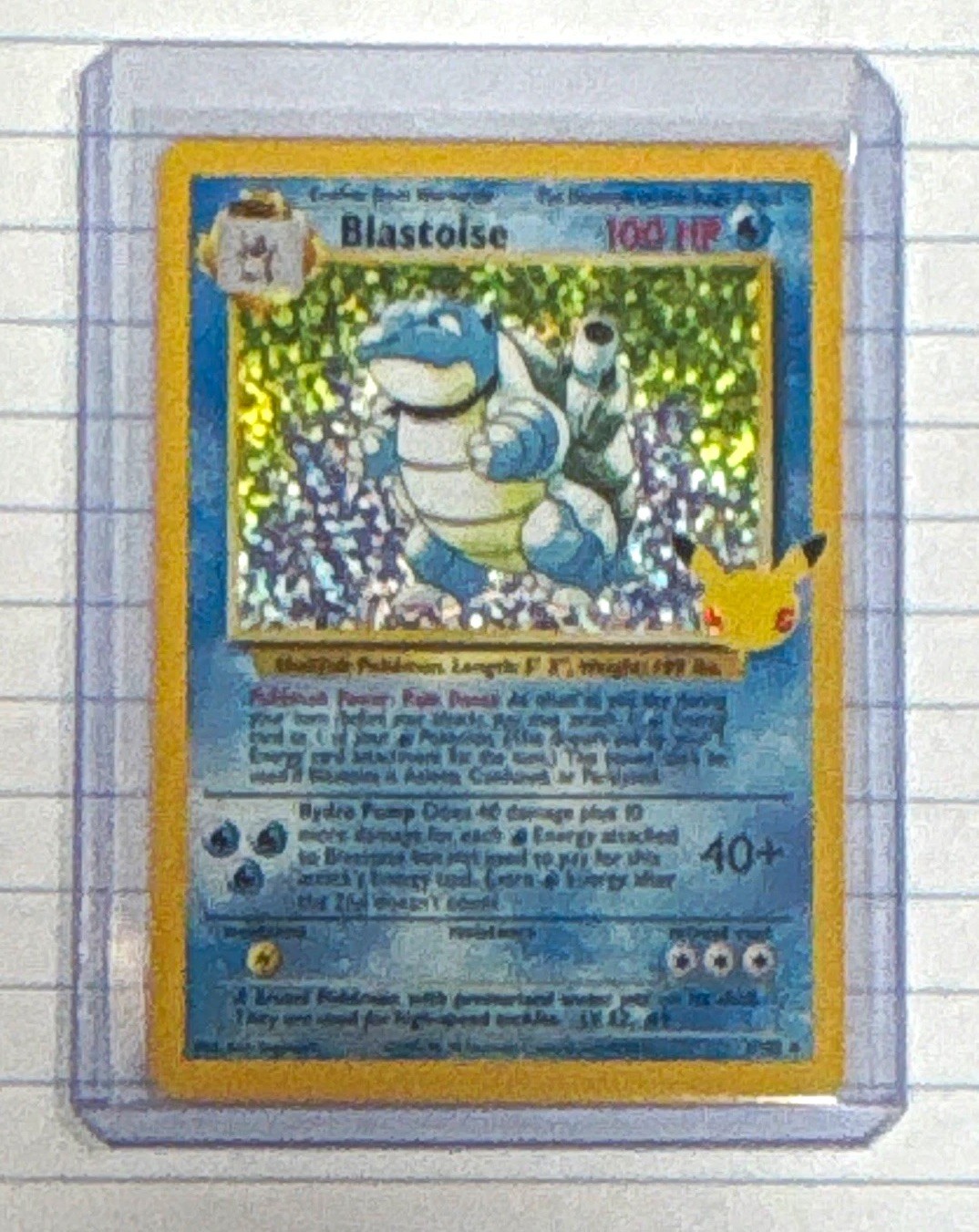 Blastoise Celebrations Classic Collection 2/102 Holo English Pokemon TCG