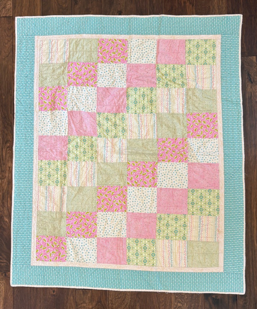 BABY QUILT LAP BLANKET \ BABY QUILT LAP BLANKET \