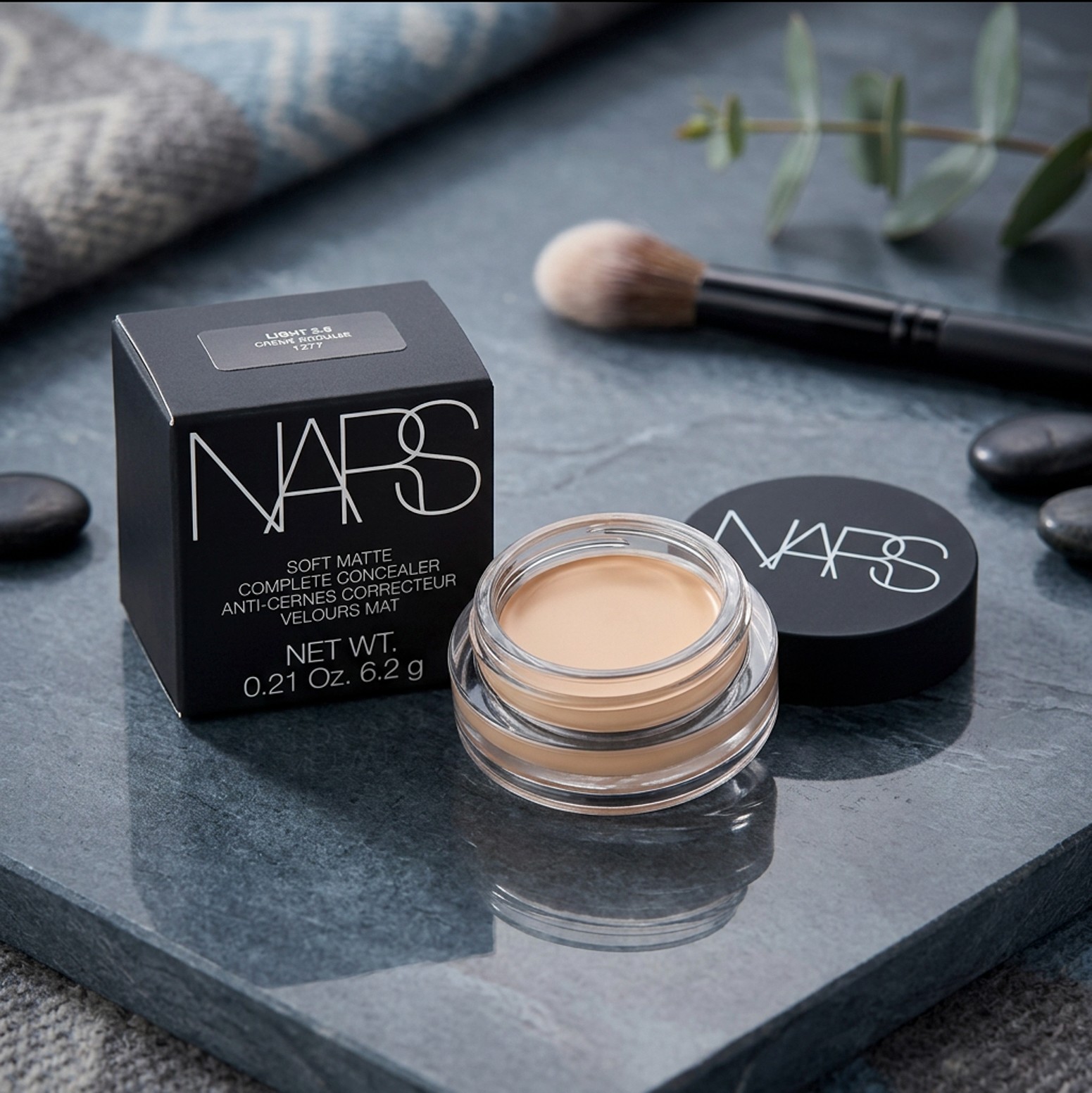 NARS Soft Matte Complete Concealer (New in Box) Creme Brulee -FREE Shipping, USA