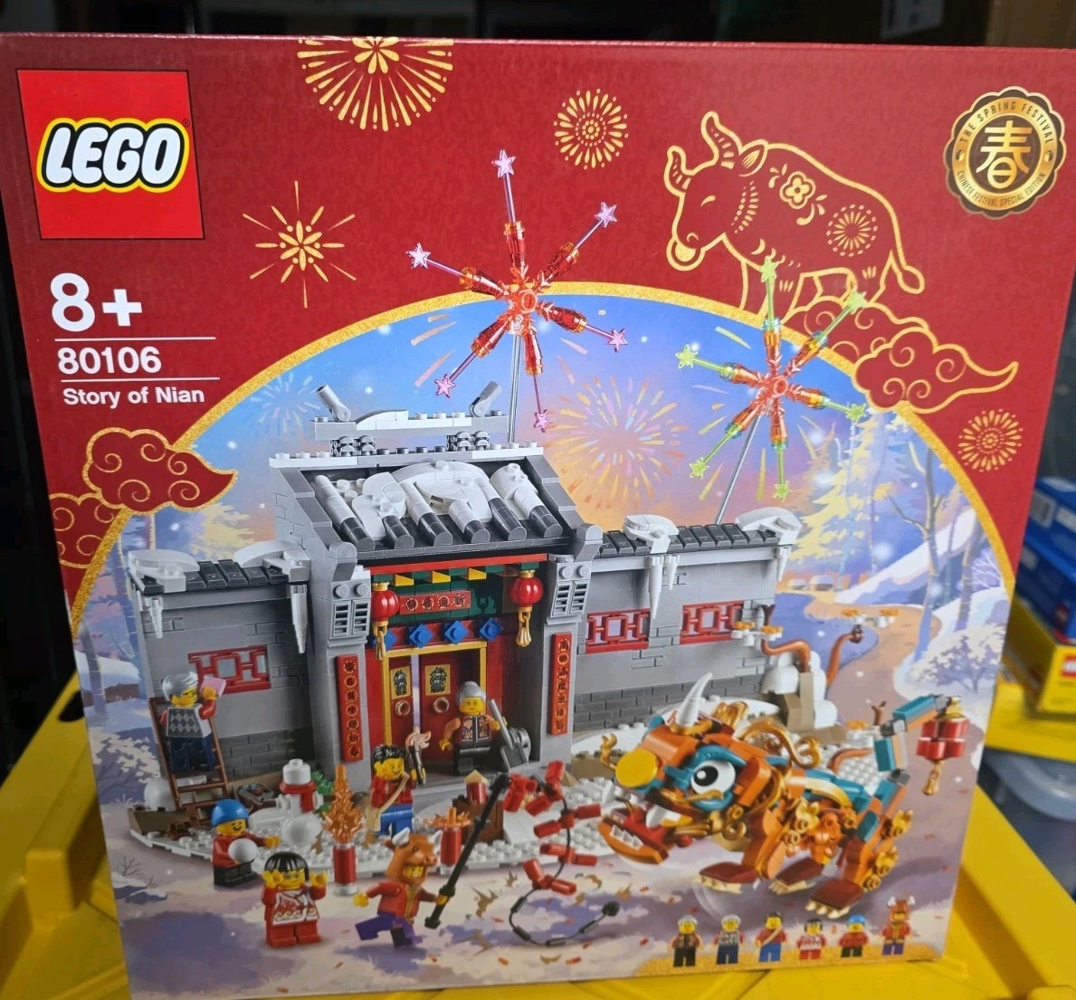 New LEGO Seasonal Story Of Nian 80106 Lunar New Year Set 1067 Pieces New LEGO Seasonal Story Of Nian 80106 Lunar New Year Set 1067 Pieces