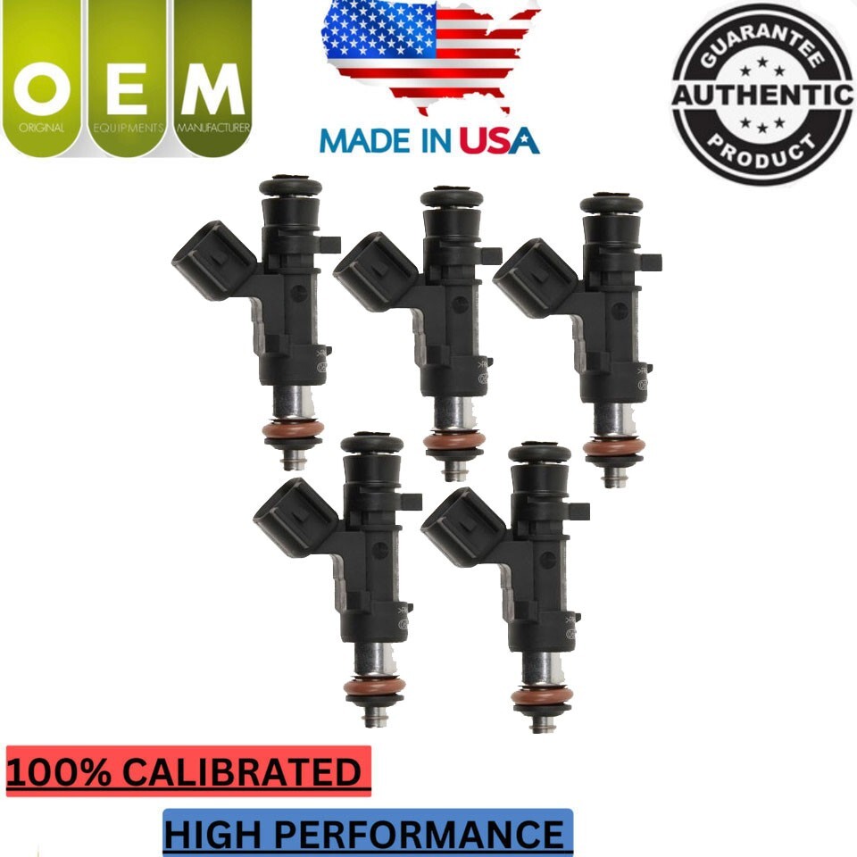 OEM 5X Bosch Fuel Injectors For 2016 Volvo S60 2.5L  l5 #0280158315