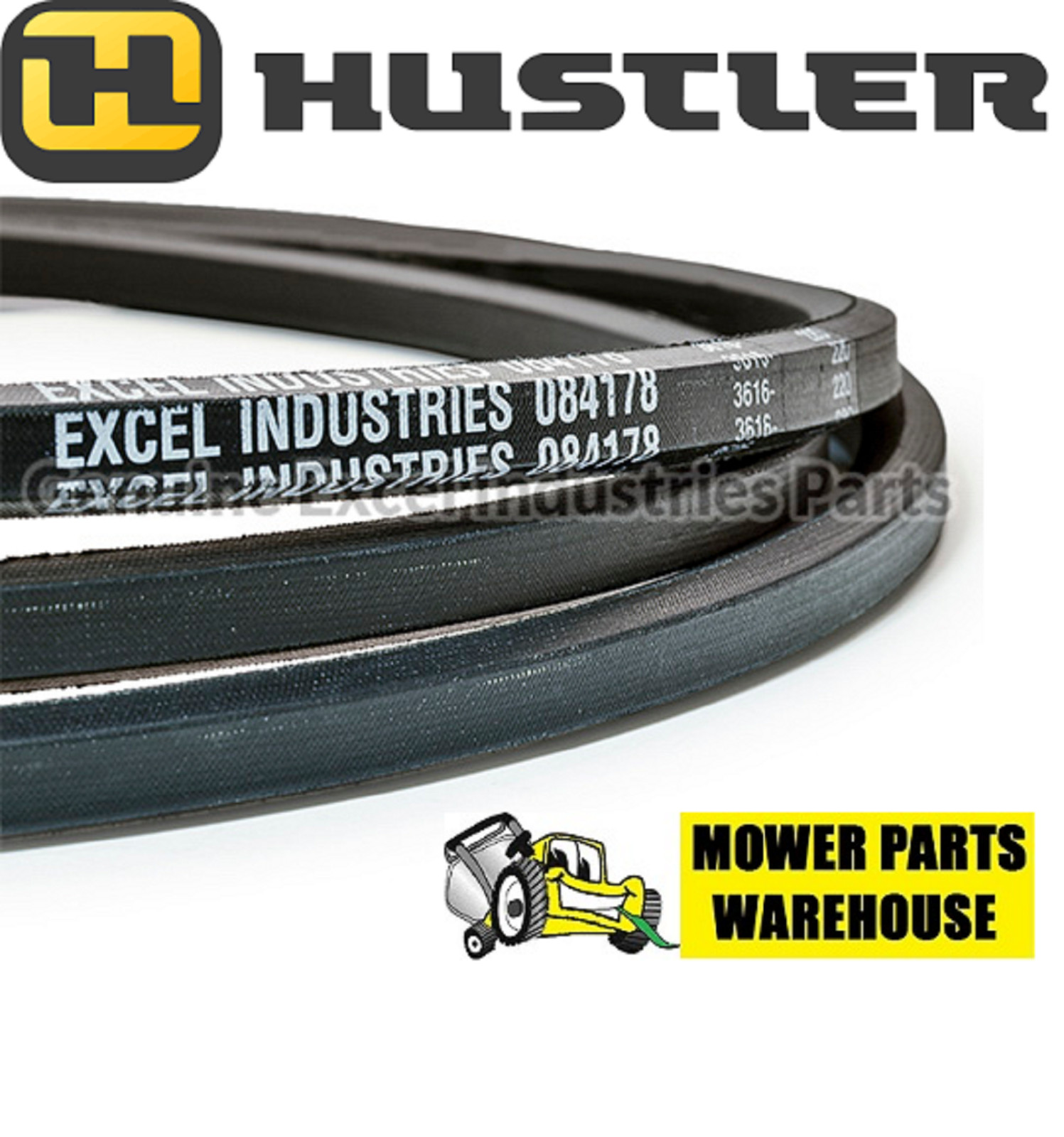 GENUINE OEM HUSTLER MOWER 084178 SUPER 104 MOWER DECK BELT 157.10