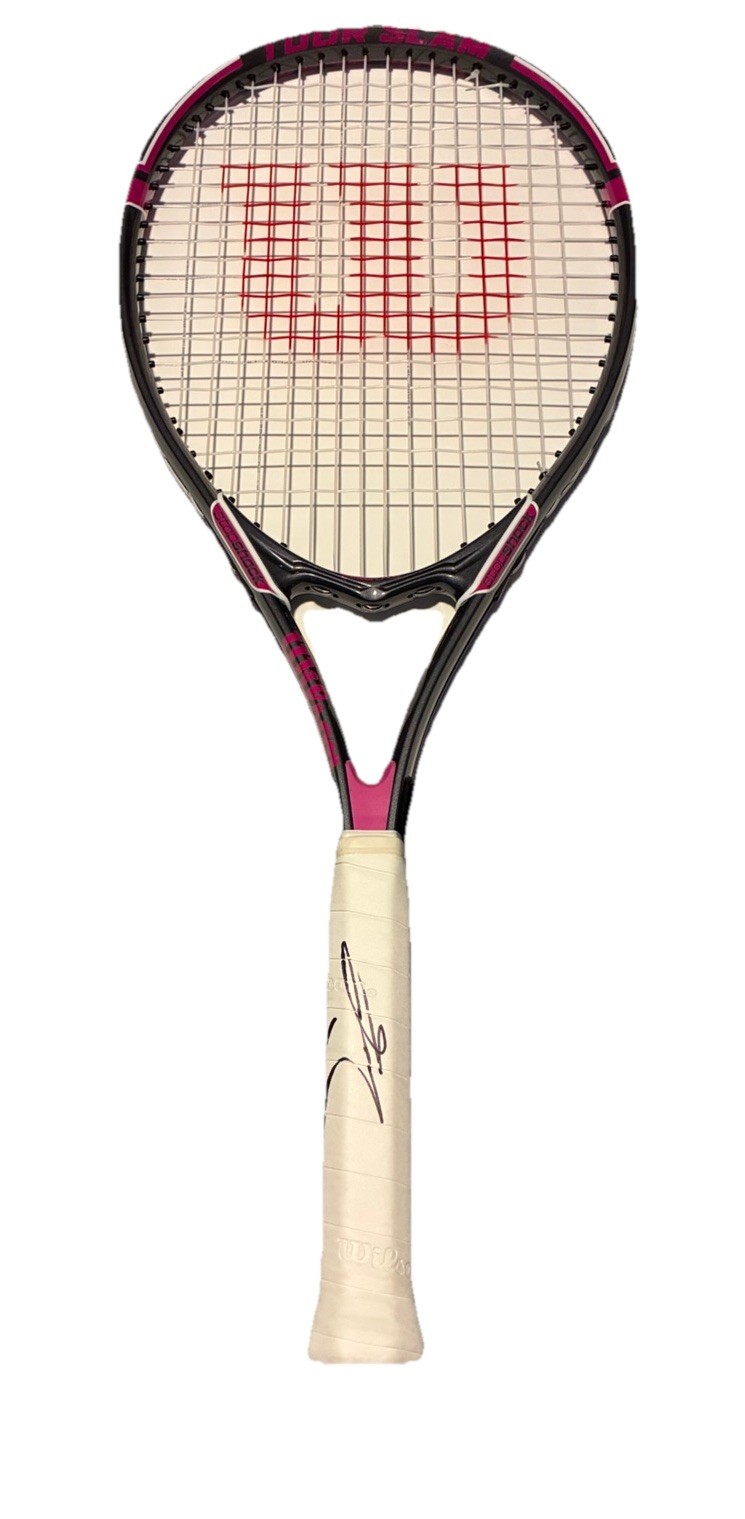 Aryna Sabalenka Autographed Wilson Tennis Racket Authentic US OPEN 2026 PROOF Aryna Sabalenka Autographed Wilson Tennis Racket Authentic US OPEN 2026 PROOF