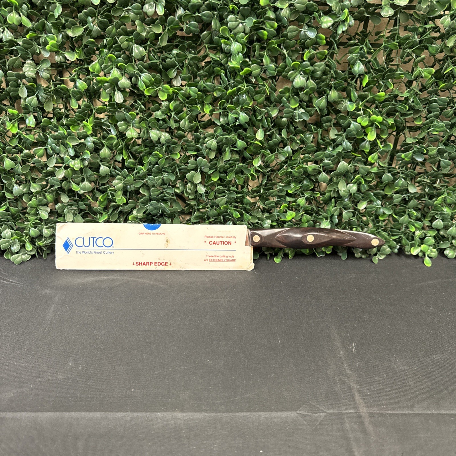 Cutco 1728 Chef Knife Brown Swirl Handle