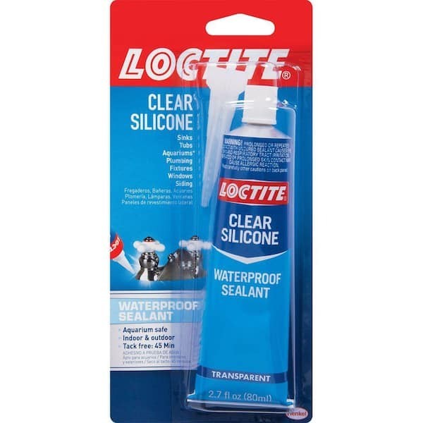 Silicone Waterproof Multipurpose Adhesive Sealant 2.7 Oz. Clear Tube Silicone Waterproof Multipurpose Adhesive Sealant 2.7 Oz. Clear Tube
