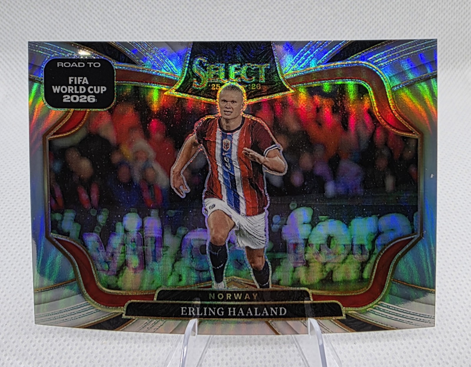 2024-25 Panini Select Fifa - Field Level Erling Haaland #215 Silver Prizm