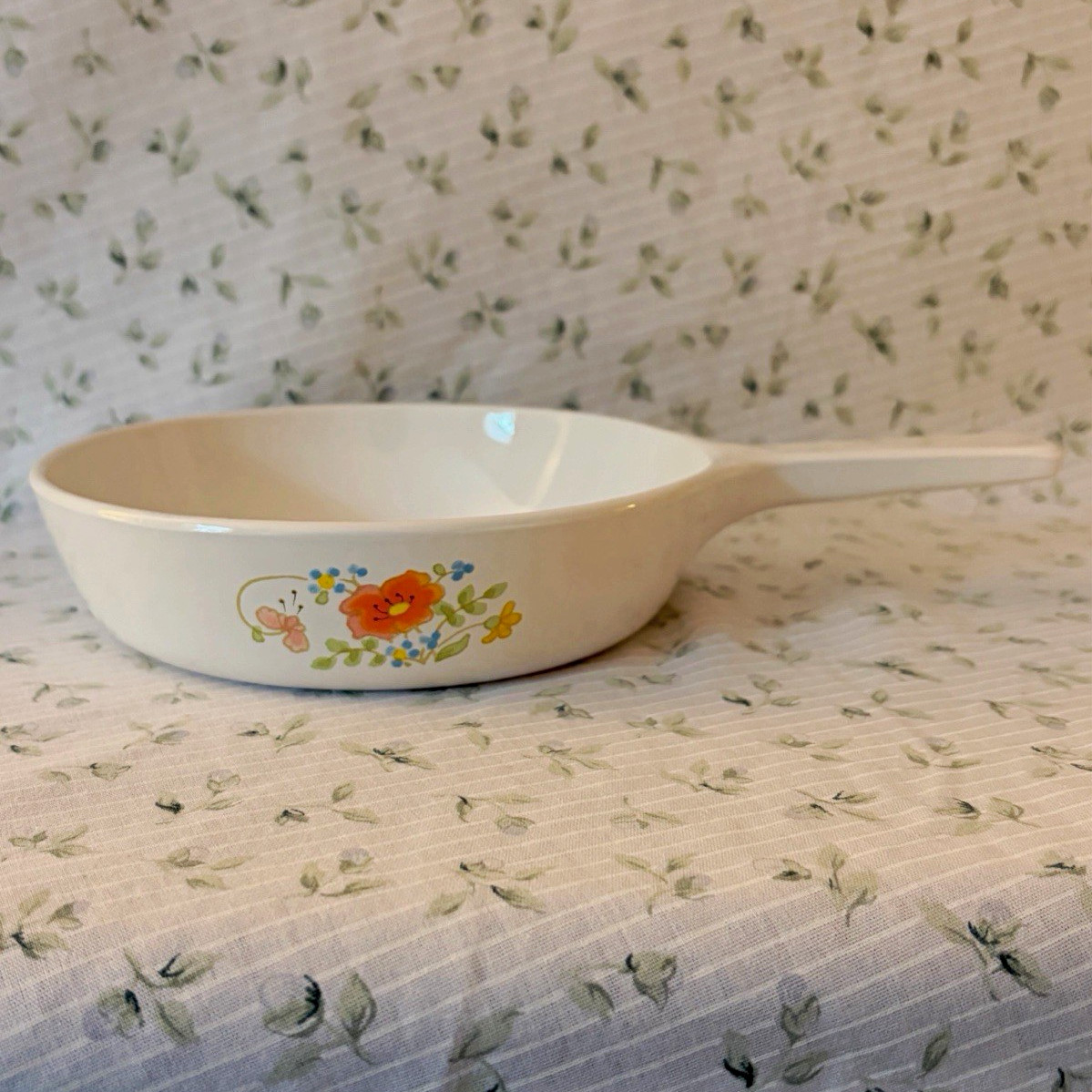 Vintage Corning Ware Wildflower 6.5” Skillet