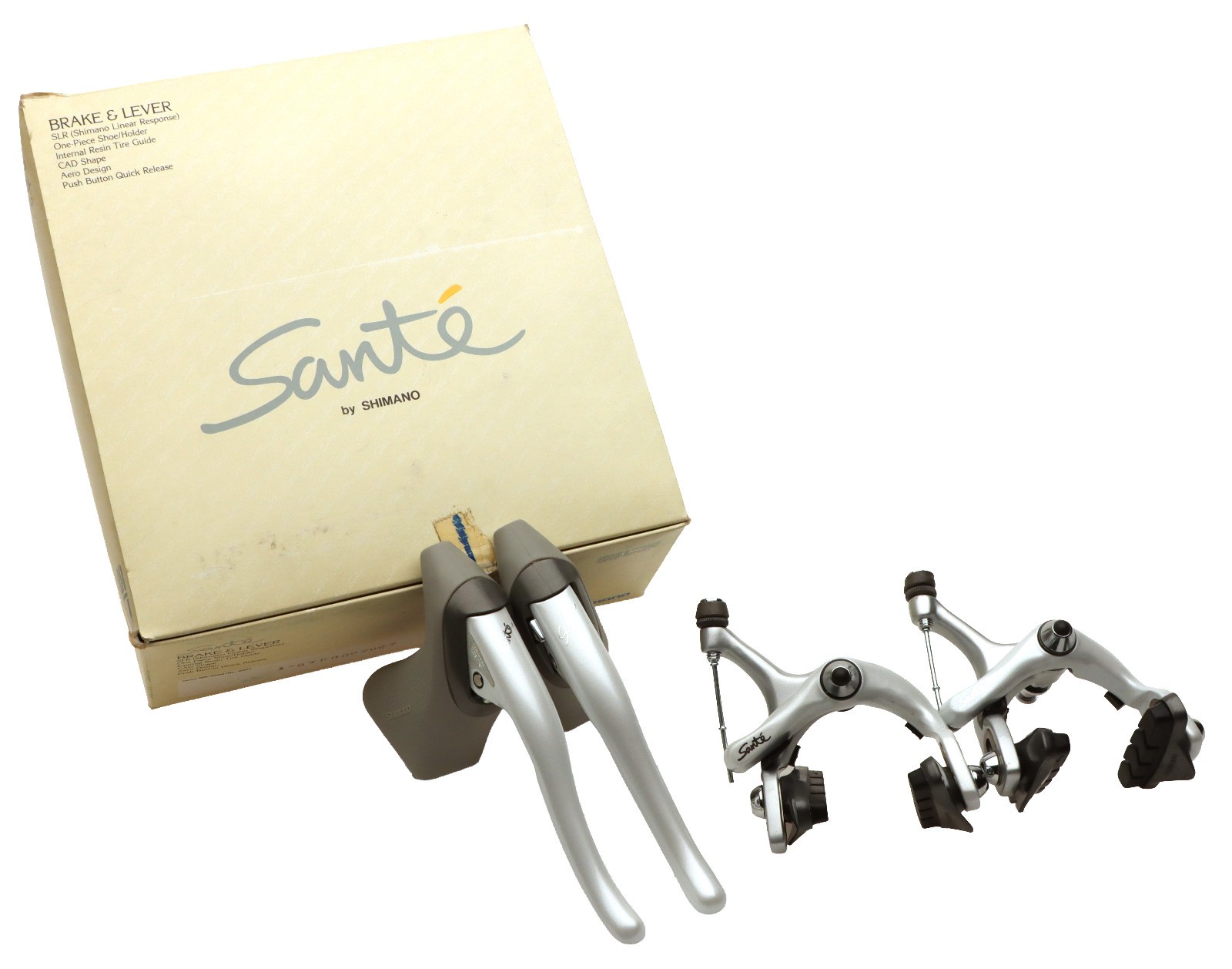 Shimano Sante BR-5000/BL-5001 Right and Left Lever/Brake Set White NOS NEW