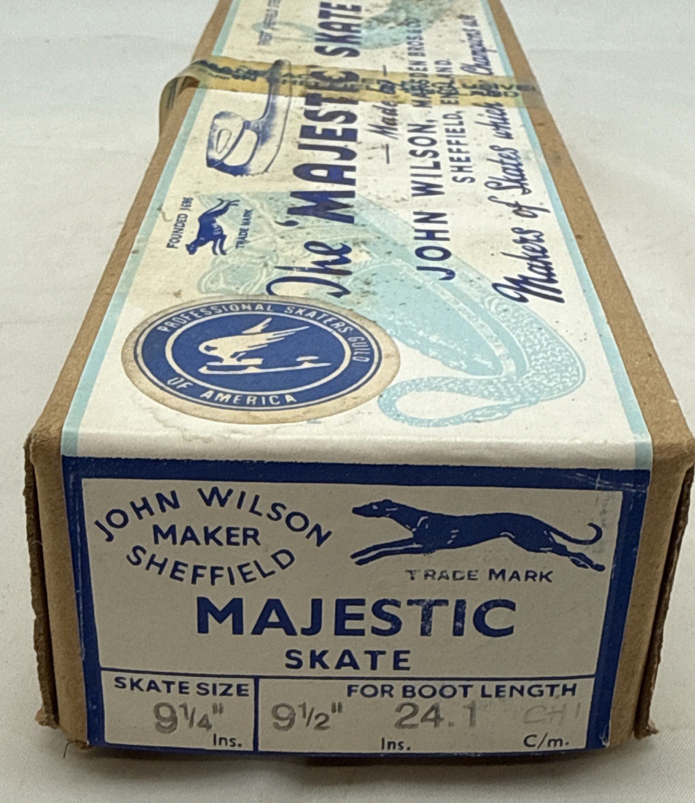 NOS Vintage John Wilson Maker Sheffield Majestic Skate Blades-Size 9.25” (skate) NOS Vintage John Wilson Maker Sheffield Majestic Skate Blades-Size 9.25” (skate)