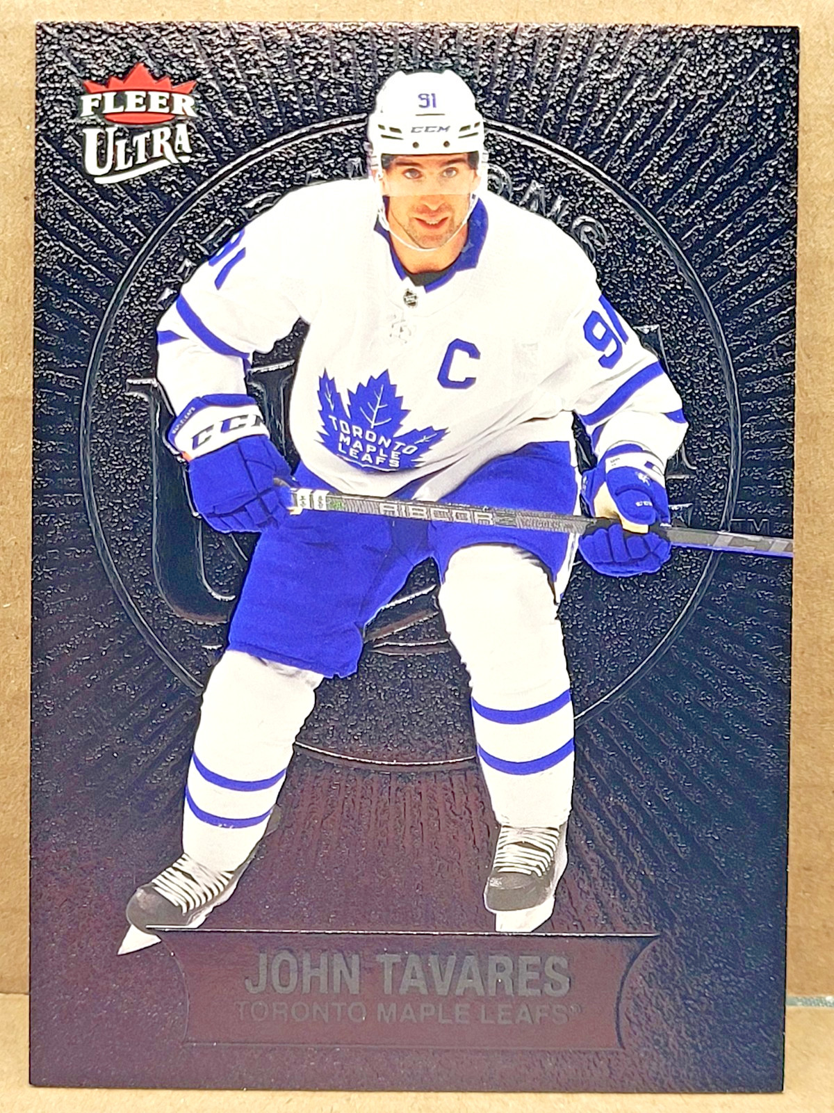 2021-22 Fleer Ultra John Tavares Medallions Black 1/1 #M-33 1 of 1