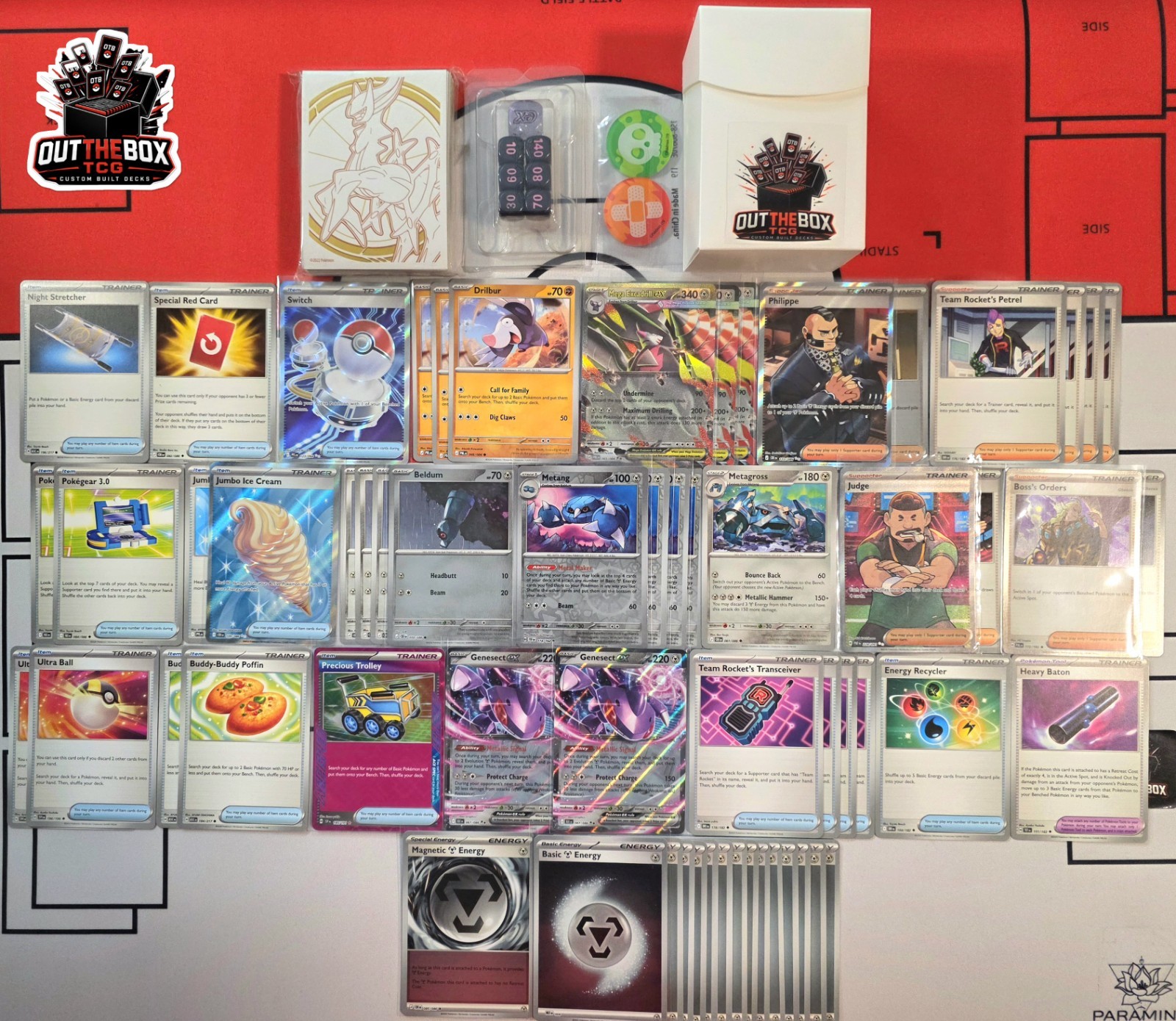 Mega Excadrill Ex & Metagross - Pokémon TCG - OutTheBoxTCG ELITE Custom Build