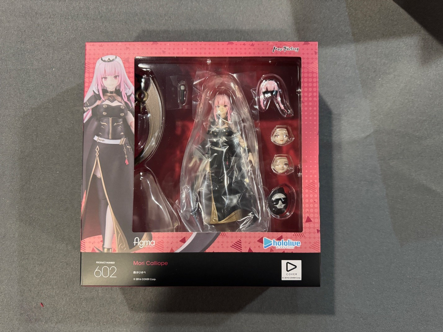 Max Factory figma 602 Mori Calliope (hololive) *Authentic* NEW/MIB Max Factory figma 602 Mori Calliope (hololive) *Authentic* NEW/MIB