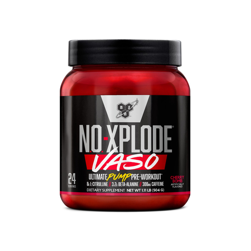 BSN NO Xplode VASO Ultimate Pump Pre-Workout Intense Focus Energy 24 Servings