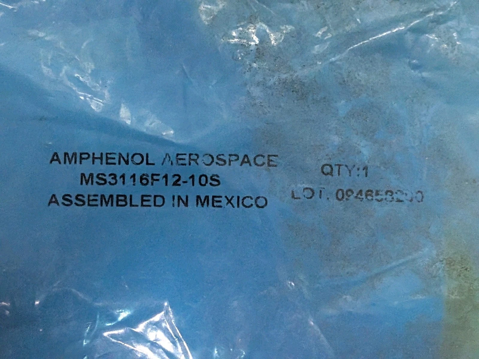 AMPHENOL AEROSPACE MS3116F12-10S part NEW IN BAG Lot 094658290