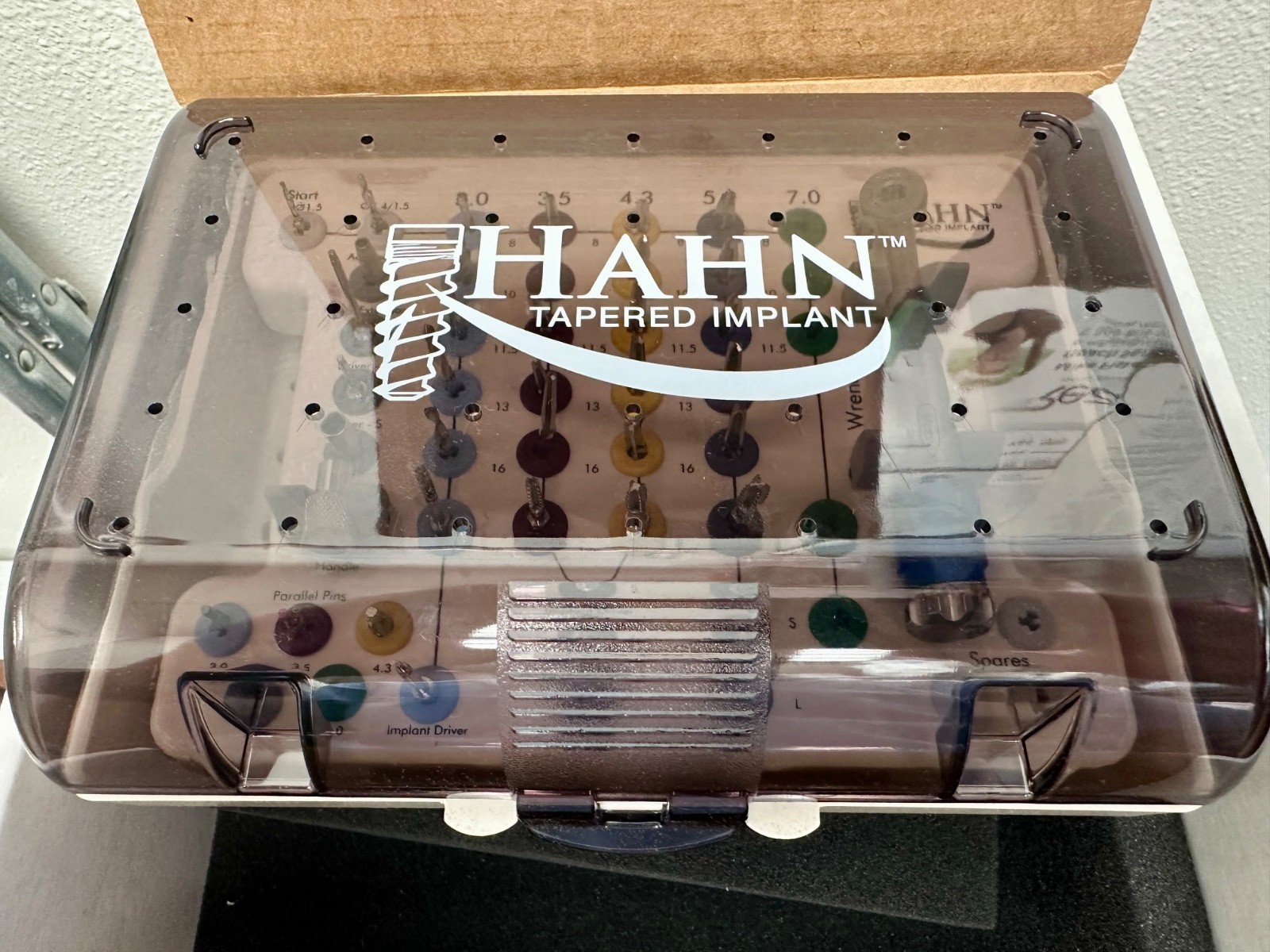 Hahn Tapered Implant Surgical Kit Dental NEW Unused / never used Complete Kit