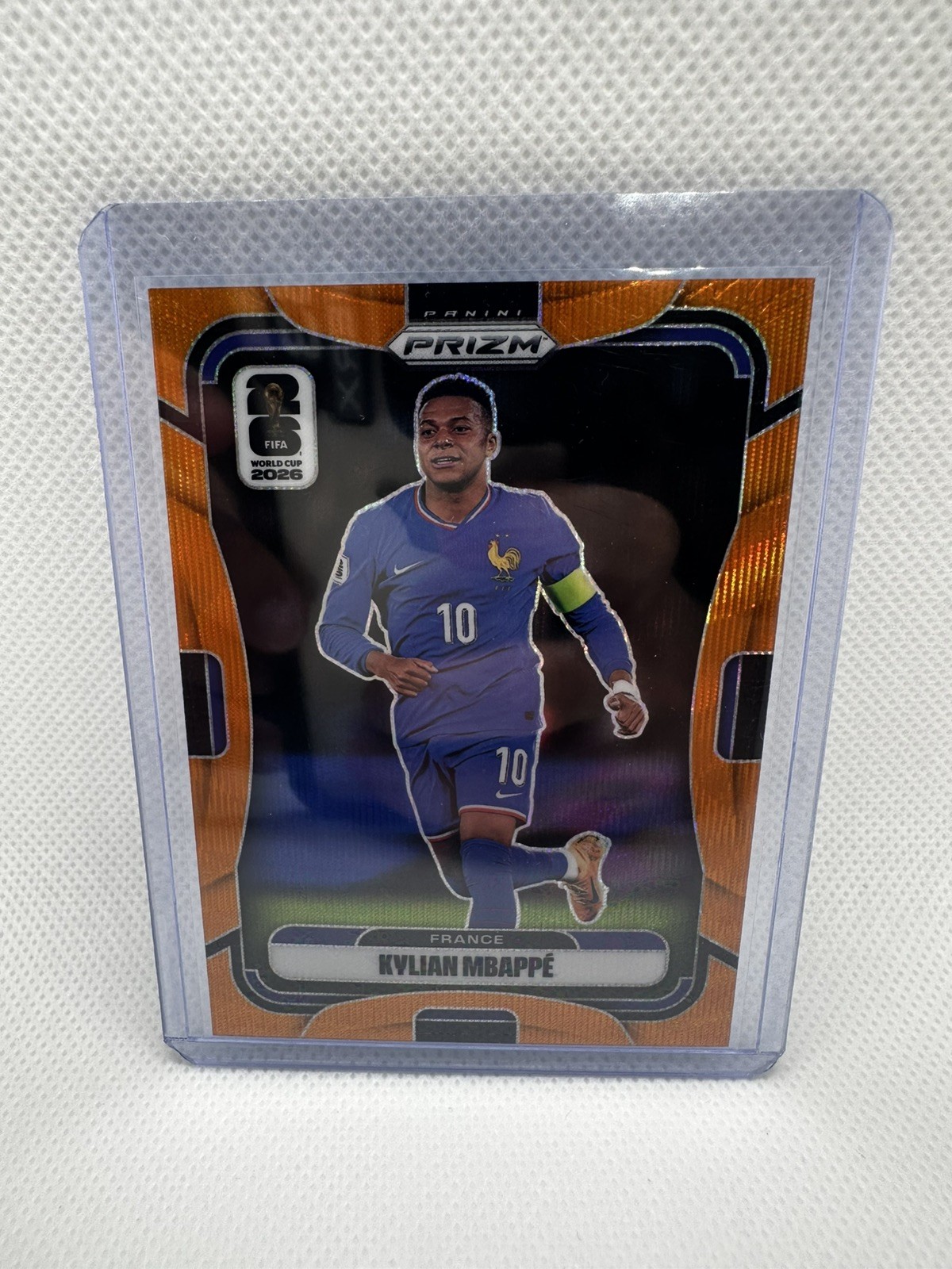 2026 Panini Prizm FIFA World Cup 2026 Kylian Mbappe Orange Wave Prizm /125 #40 2026 Panini Prizm FIFA World Cup 2026 Kylian Mbappe Orange Wave Prizm /125 #40