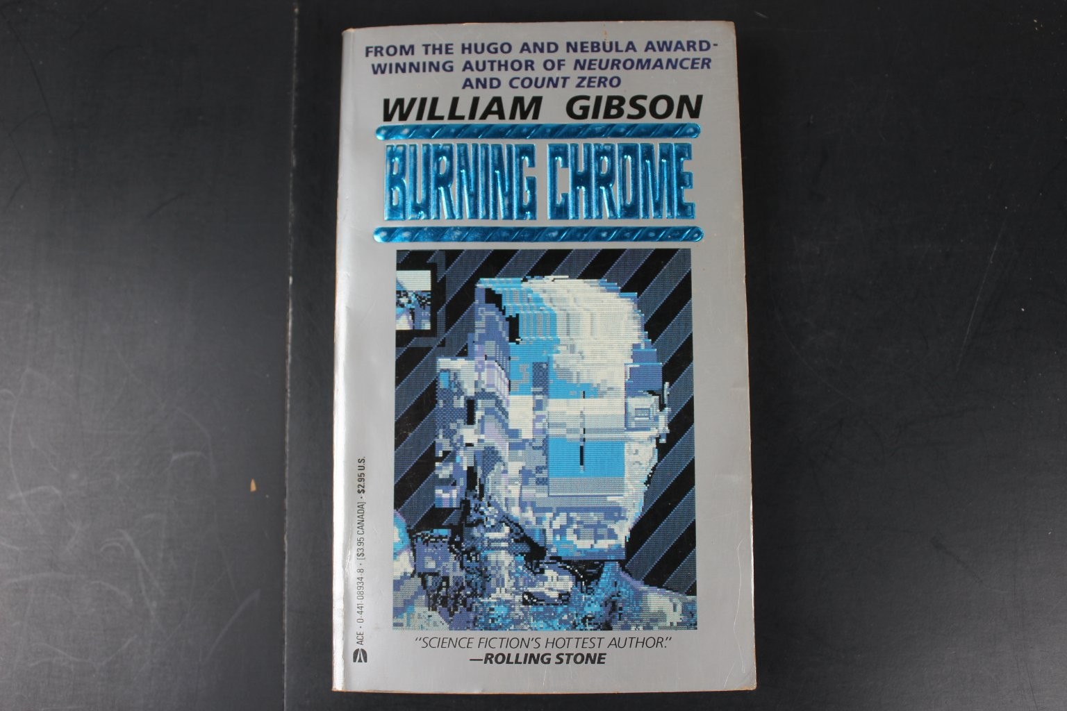 Burning Chrome William Gibson 1987 1st Ace Edition Cyberpunk PB VG