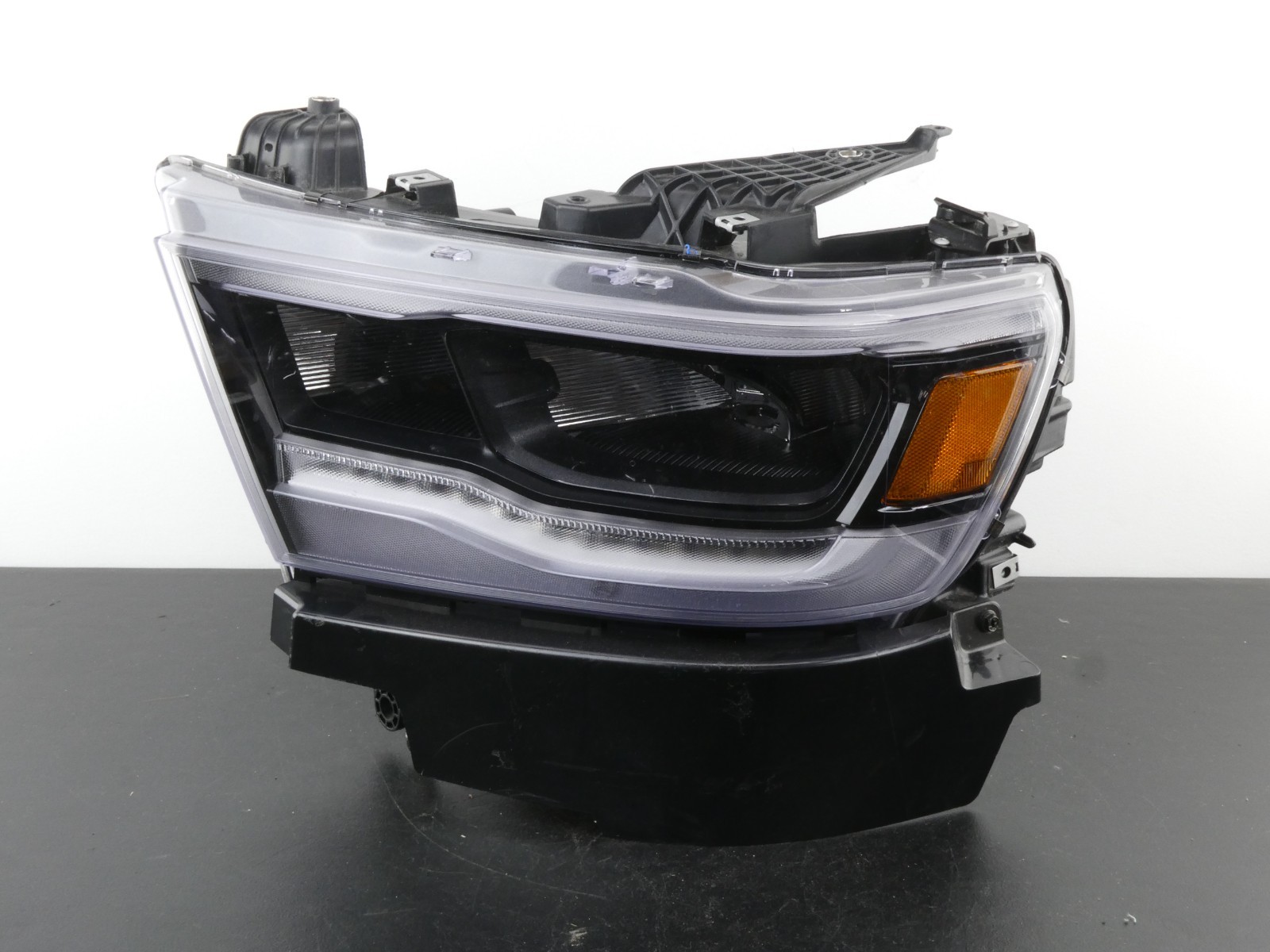Mint 2019-2024 Ram 1500 Headlight Left Driver Side Reflector LED Black DEPO