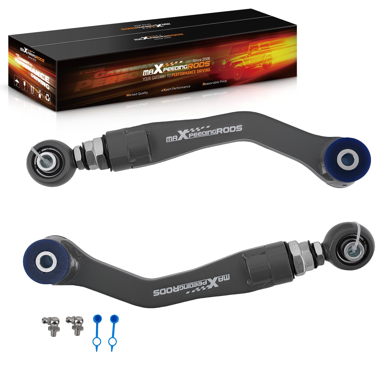 Rear Upper Camber Arms Kit Adjustable Control Arm For Chrysler 300 05-2022 2023