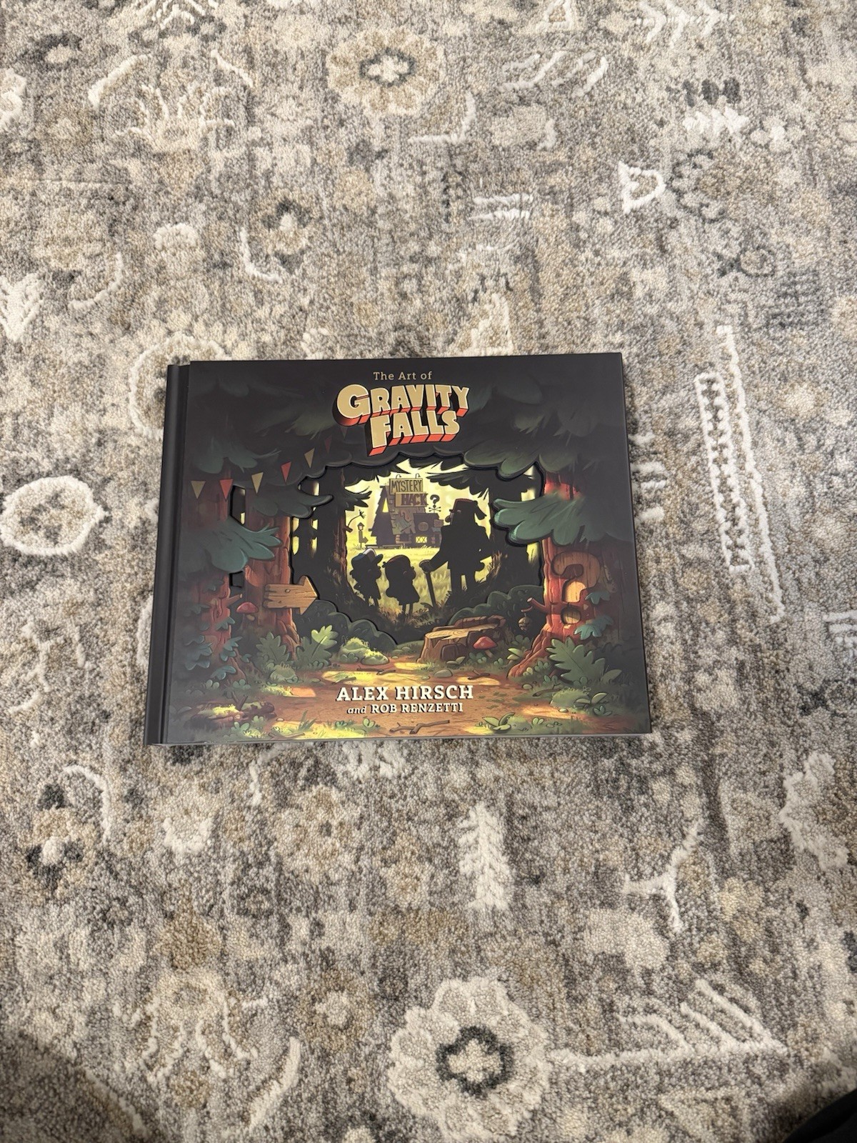 The Art of Gravity Falls SIGNED BOOK Alex Hirsch Hardcover FULL SIGNATURE