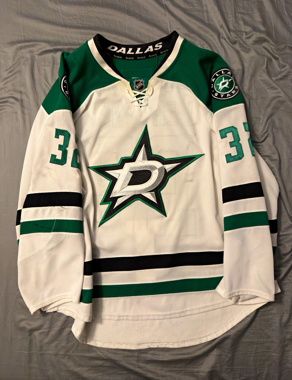 2014-15 Kari Lehtonen Dallas Stars Game Worn Jersey 2014-15 Kari Lehtonen Dallas Stars Game Worn Jersey