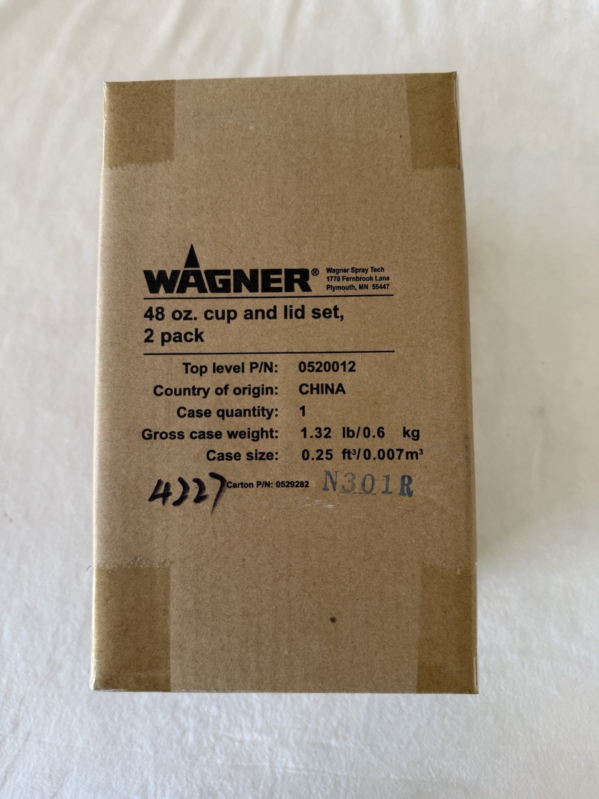 Wagner 2-Pack 48 Oz Paint Cup and Lid Set 0520012 For the Flexio 2200 Sprayer Wagner 2-Pack 48 Oz Paint Cup and Lid Set 0520012 For the Flexio 2200 Sprayer