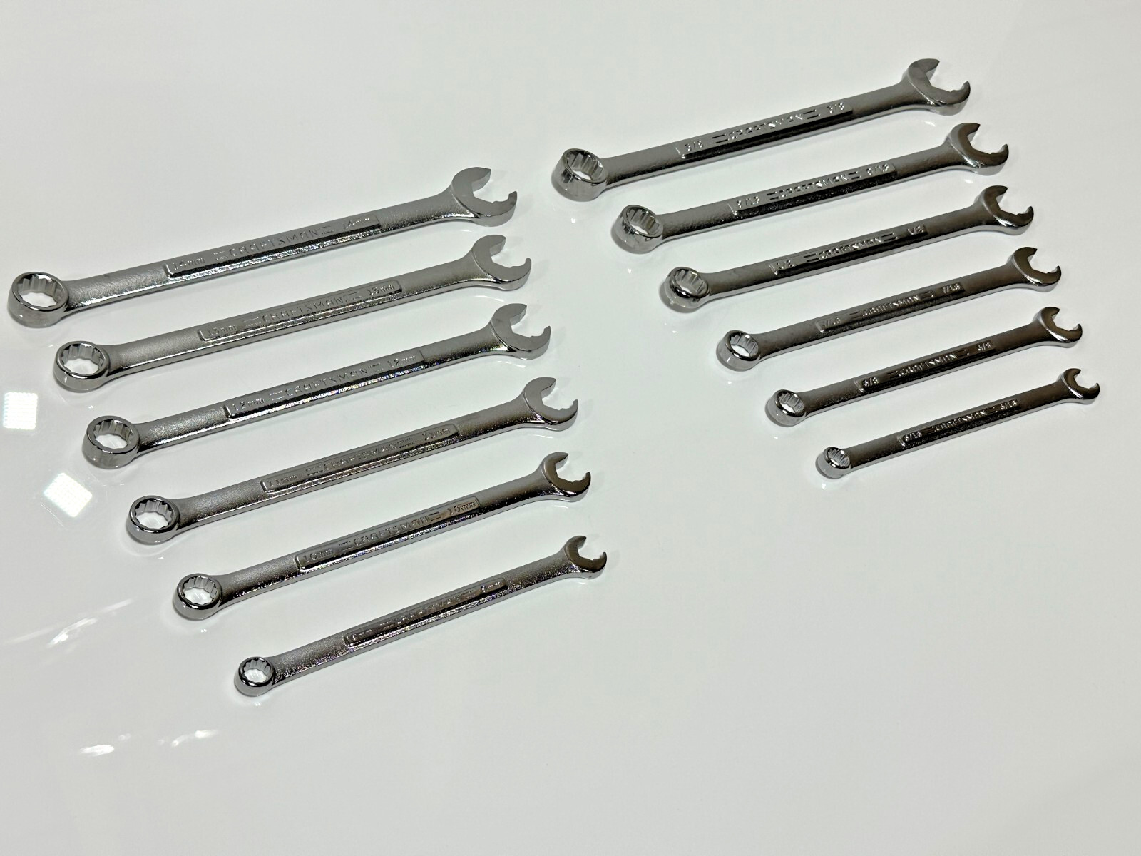 🇺🇸 Craftsman USA 12pc SAE & Metric Quick Speed Wrench Set VA 42357 & 42356 NOS