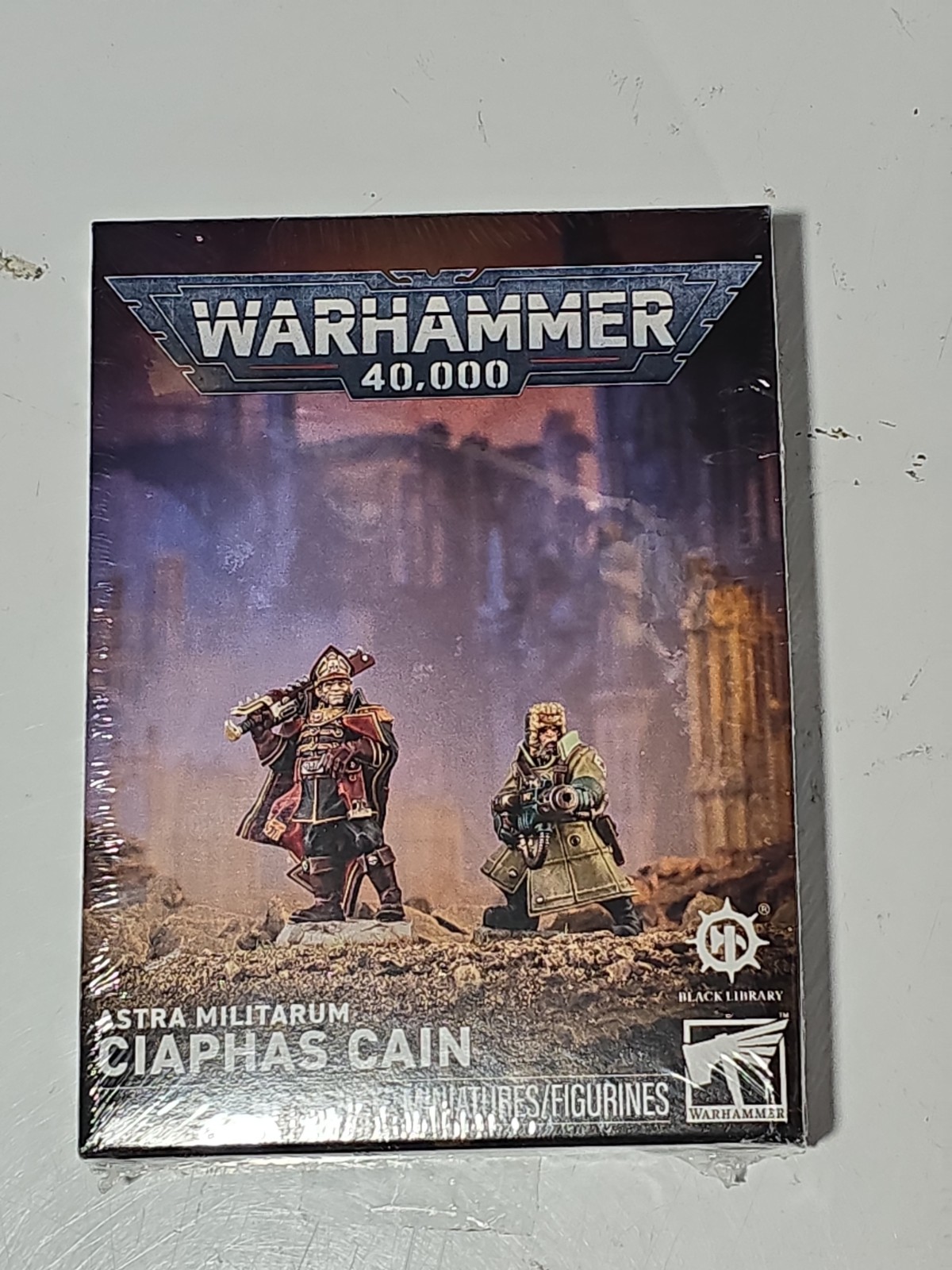 Warhammer 40k Astra Militarum Ciaphas Cain - NIB Commemorative Black Library Warhammer 40k Astra Militarum Ciaphas Cain - NIB Commemorative Black Library