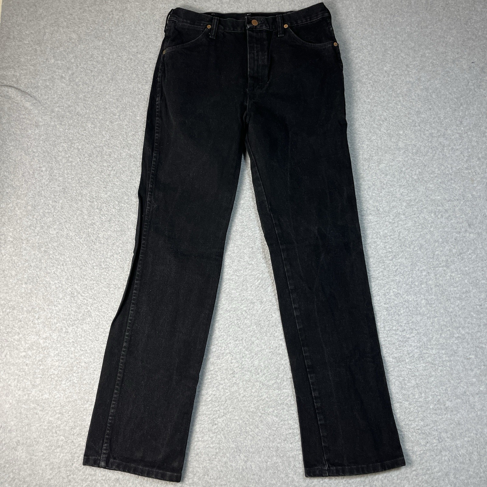 Vintage Wrangler Jeans Mens 32x32 Black 936WBK Cowboy Bootcut Made in USA 90s