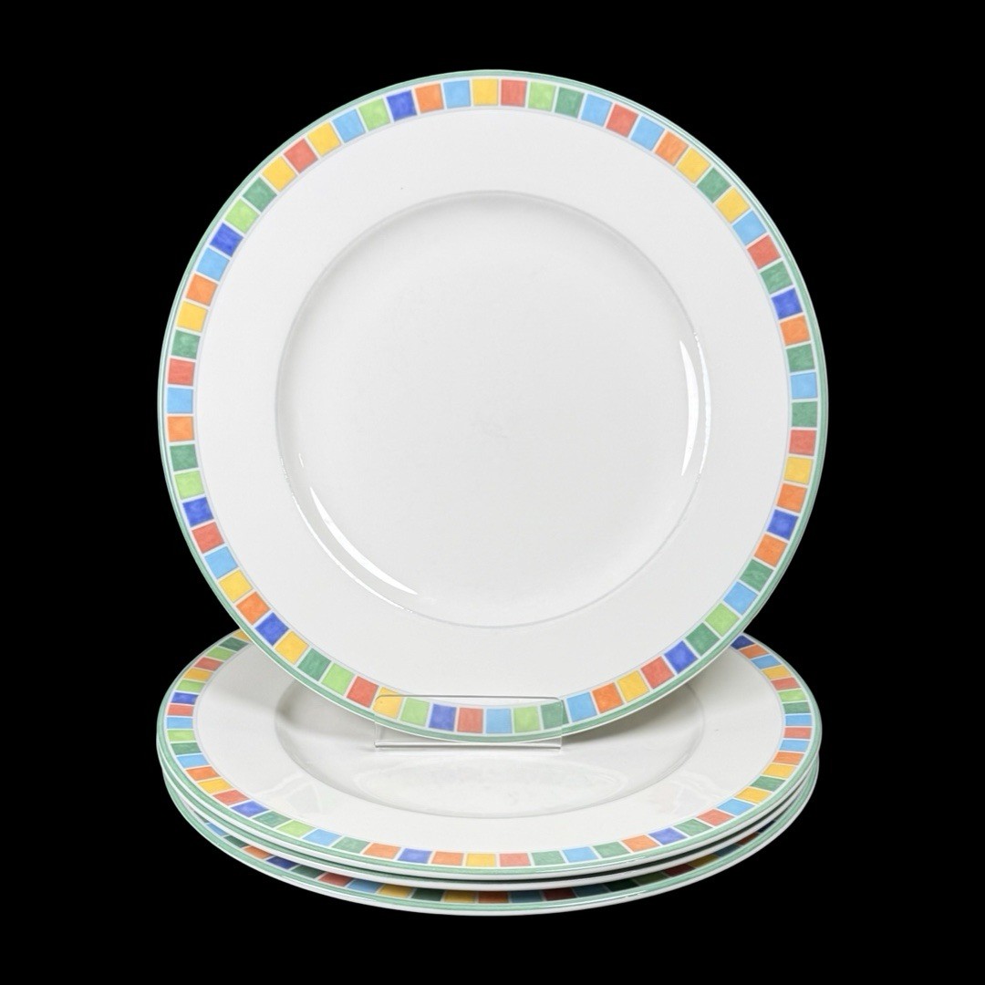 Villeroy & Boch Twist Alea Caro Dinner Plates 10.5 Villeroy & Boch Twist Alea Caro Dinner Plates 10.5