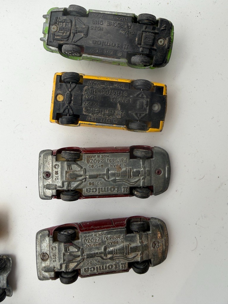 Vintage Diecast Car Lot Made in Japan Junk Salvage Restoration
