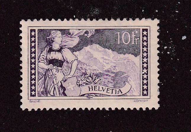 SWITZERLAND # 184 CAT VALUE $155 (SW22)