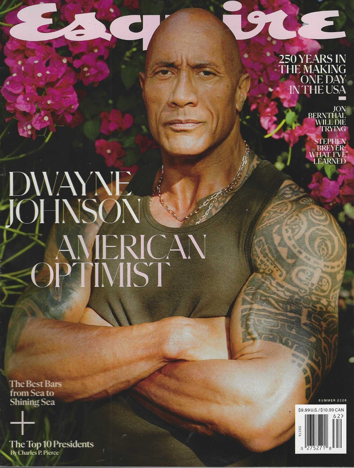 Esquire Magazine Summer 2026 Dwayne Johnson