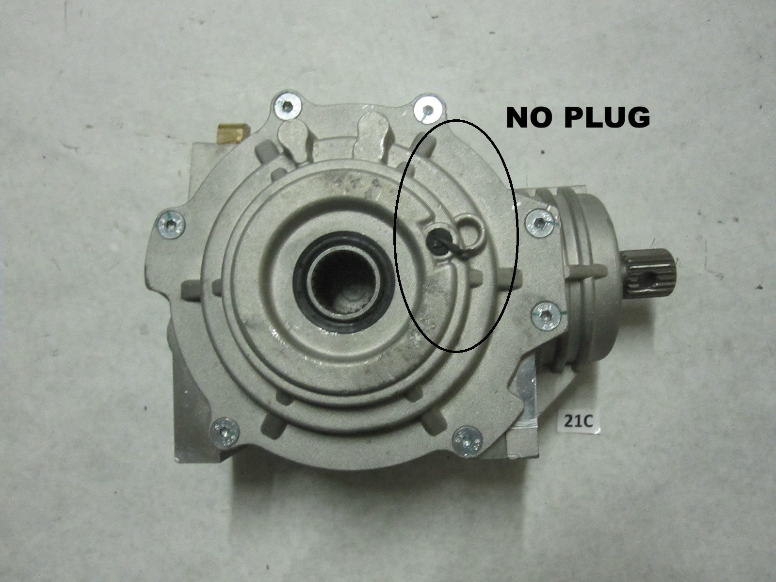 NO PLUG Front Differential For  2012-2016 Polaris Ranger Crew 900 RZR XP 900 EPS