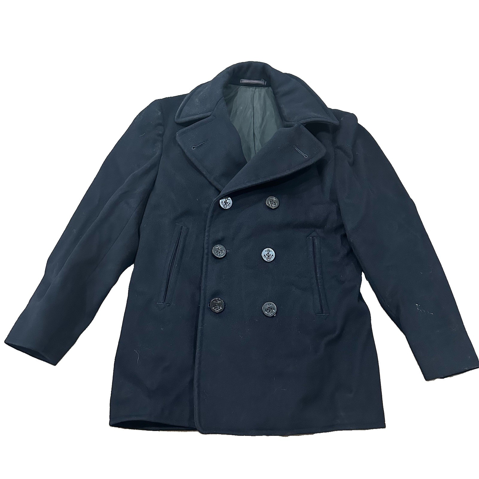 Vintage 1950s US Navy Wool Pea Coat Size 40 Naval Clothing Depot USN Vintage 1950s US Navy Wool Pea Coat Size 40 Naval Clothing Depot USN