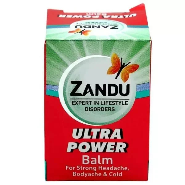 5 x 8ml Zandu Ultra Power Balm Herbal ,For Headache , Joint Pains5 x 8ml Zandu U